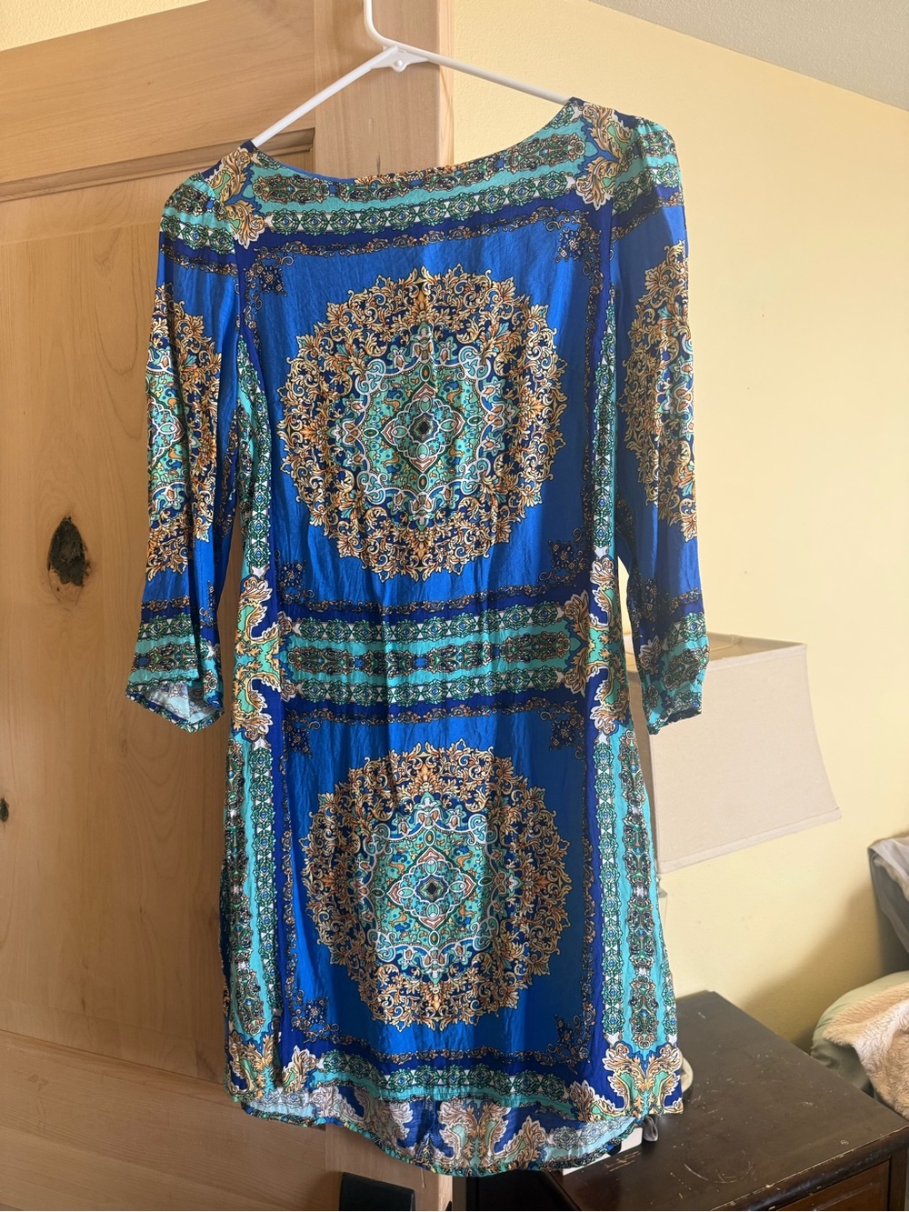 Laundry by Shelli Segal blue boho dress